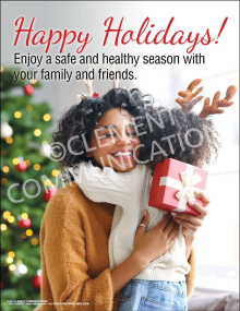 Holidays-Safe and Health Season Poster