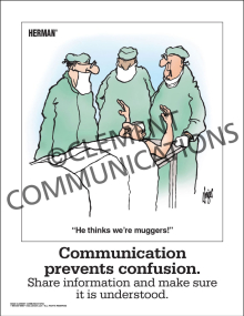 Communication - Communication Prevents Confusion - Poster