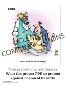 PPE - Wear the Proper PPE -  Poster