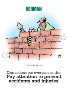 Distractions Risk Poster