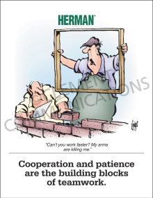 Cooperation And Patience Poster