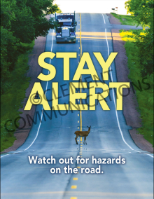 Stay Alert Poster