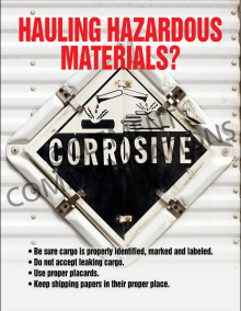 Hauling Hazardous Materials Poster