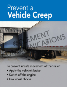 Prevent A Vehicle Creep Poster