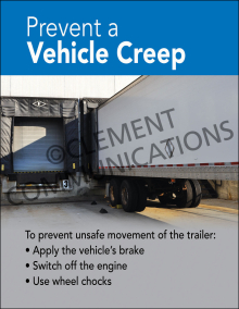 Vehicle Security, Driver Awareness Safety Poster, Trucking Posters