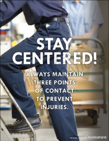 Ergonomics- Stay Centered Poster