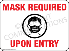 Mask Required Upon Entry