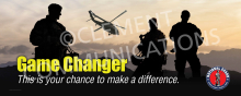 Game Changer - Military Banner