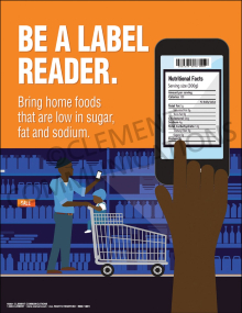 Be A Label Reader Poster