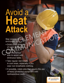 Avoid A Heat Attack Poster