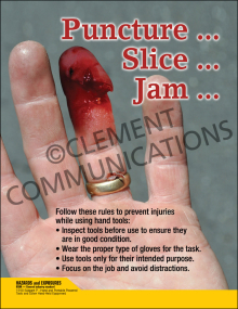 Puncture Slice Jam Poster