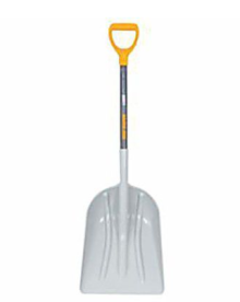 Poly Scoop Shovel with Hardwood Handle