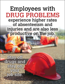 Employees With Drug Problems Poster