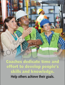 Coaches Dedicate Time And Effort Poster