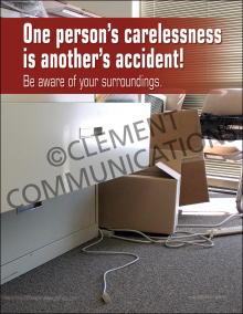 Be Aware of Your Surroundings Poster