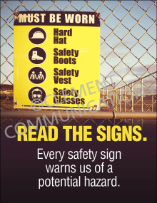Read the Signs Poster