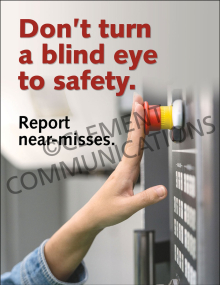 Near Miss-Blind Eye Poster