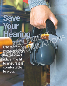 Hearing Protection-Adjust the Fit Poster