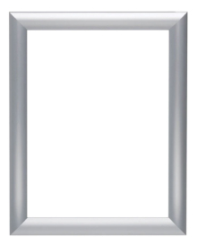 8.5"x11" Silver Snapframe Aluminum Poster Frame
