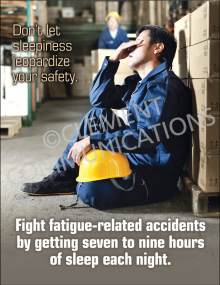Health-Fight Fatigue-Related Accidents Poster
