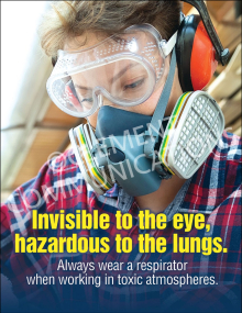 Respirator-Invisible To The Eye Poster