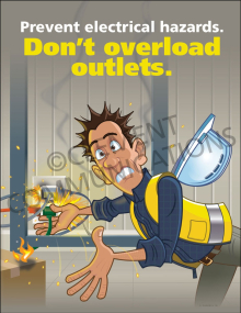 Prevent Electrical Hazards Poster