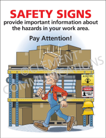 Safety Signs Information Poster