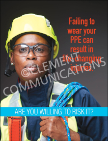 Failing to Wear Your PPE Poster