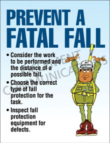 Prevent a Fatal Fall Poster