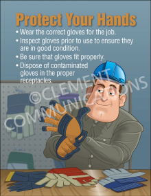 Hand Protection-Glove Selection Poster