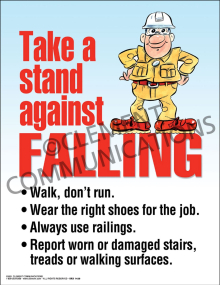 Take a Stand Against Falling Poster