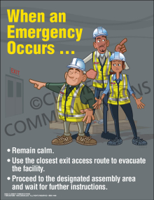 When an Emergency Occurs Poster