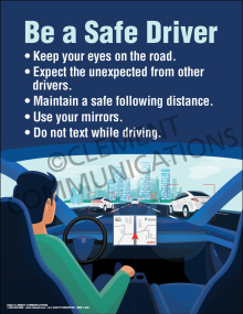 Be a Safe Driver Poster