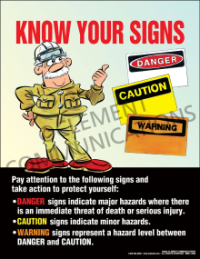 Know Your Signs Poster