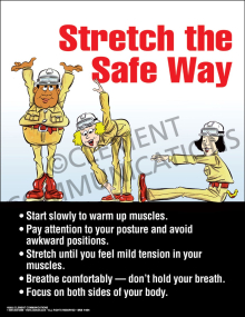 Stretch the Safe Way Poster