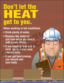 Don't Let the Heat Get to You Poster