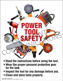 Power Tool Safety Poster