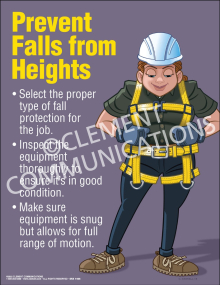 Prevent Falls from Heights Poster