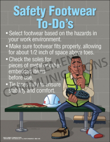 Safety Footwear To-Do's Posters
