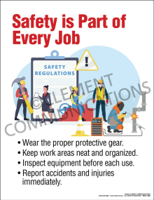 Safety is Part of Every Job Poster