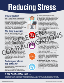 Health and Wellness - Reducing Stress Poster
