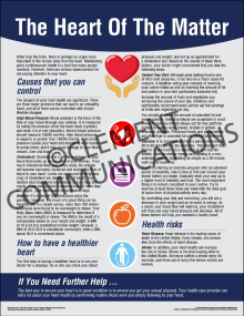 Health and Wellness - The Heart of the Matter Poster