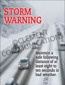 Winter Hazards - StormWarning - Poster