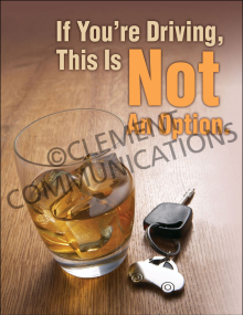 Winter Hazards - Drunk Driving - Poster