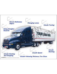 Accident Tracking Poster - Long Haul Truck