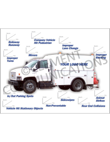 Accident Tracking Poster - Utility Truck