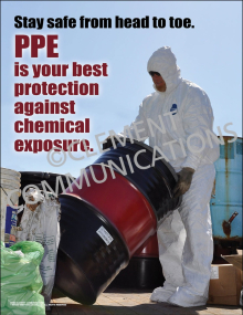 PPE is Your Best Protection Against Chemical Exposure Poster