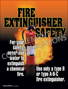 Fire Extinguisher Safety Poster