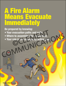 A Fire Alarm Means Poster