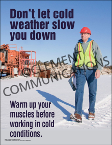 Don't Let the Cold Weather Poster